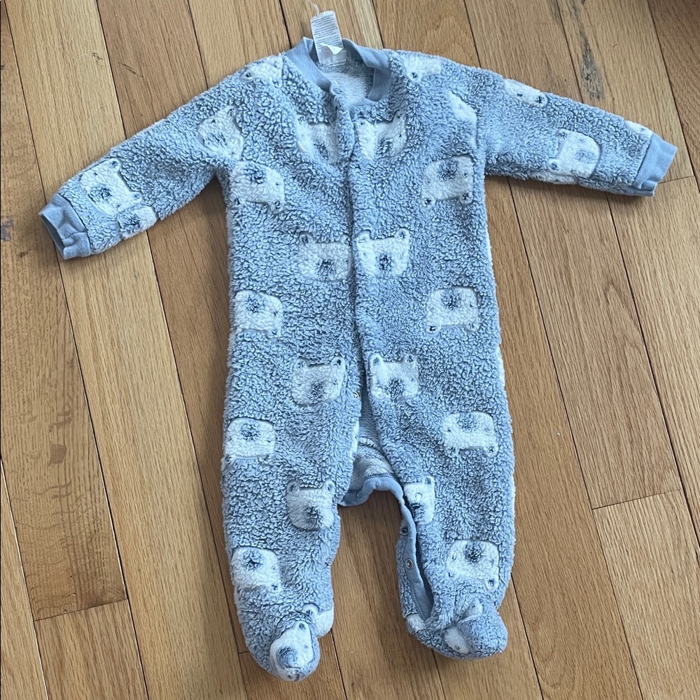 Cozy Bear Fleece One-Piece baby